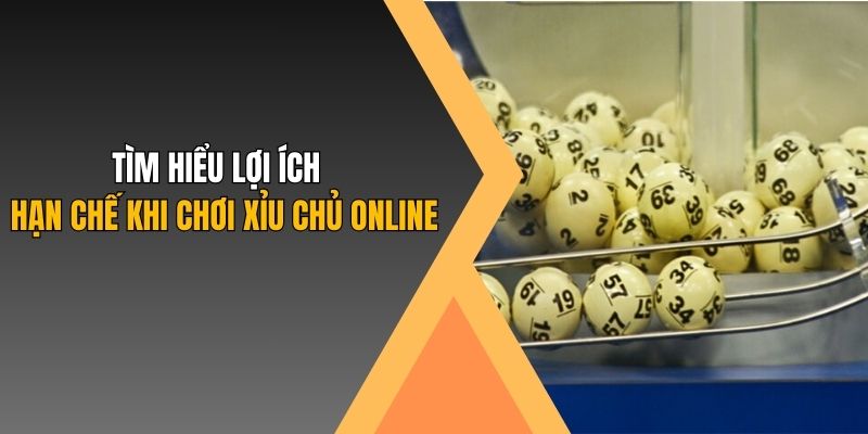 Tìm hiểu lợi ích - hạn chế khi chơi xỉu chủ online